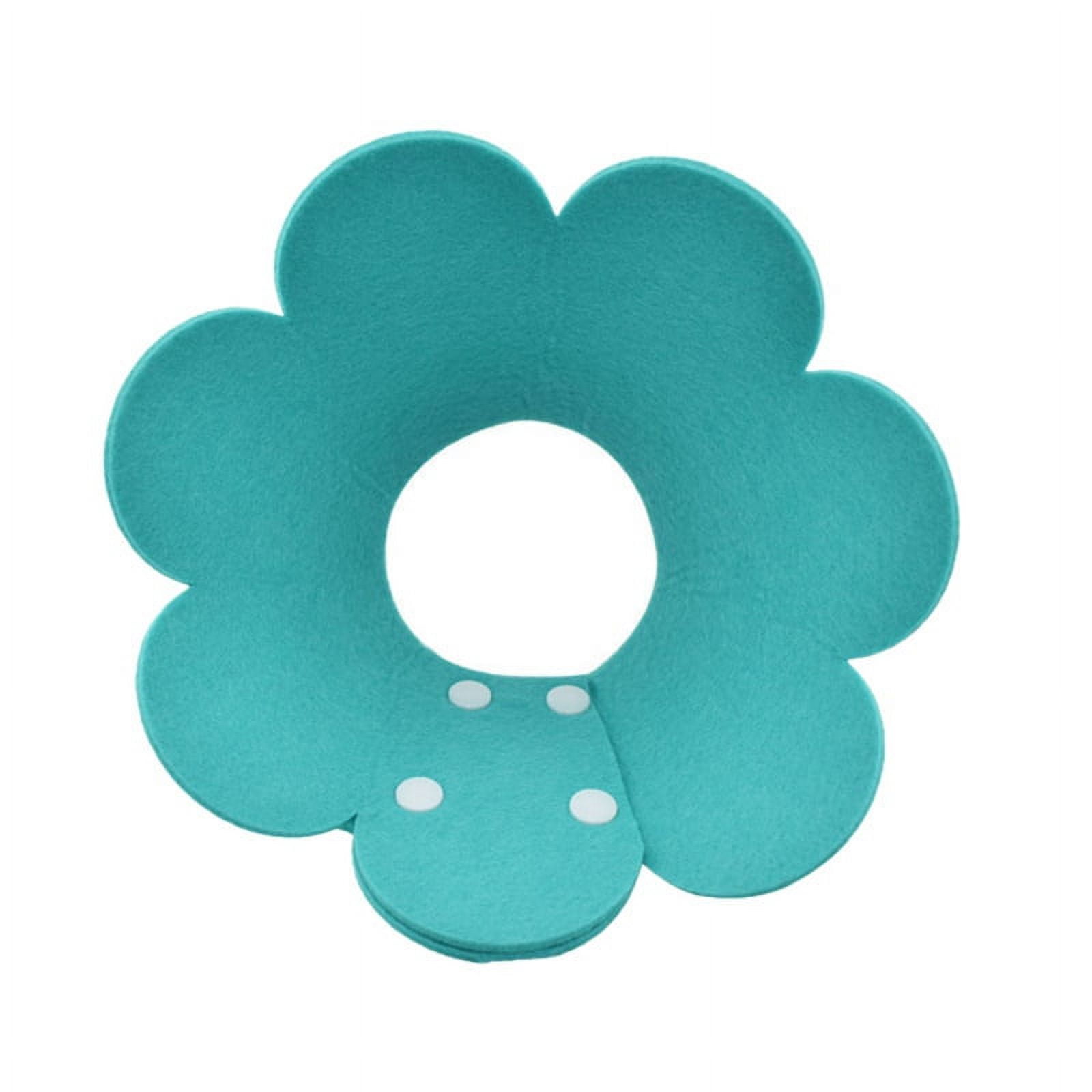 5 Pack Pet Cat Recovery Collar Cat Soft Flower Neck Cone Adjustable Pet E Collar Post Surgery