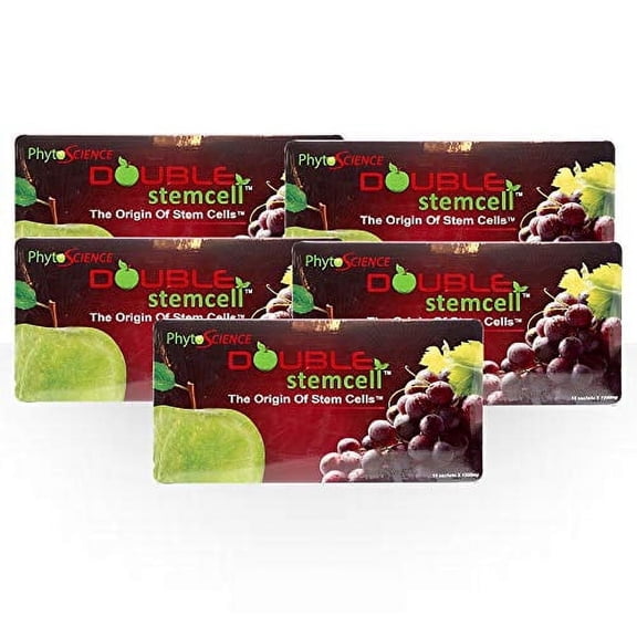 5 Pack Phytoscience Double StemCell Phyto Cell Tec Anti Aging Formula Swiss Quality Formula Rejuvenate Antioxidant