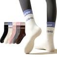 thumbnail image 1 of EasyMart 5 Pack Pilates Socks For Women,Non-slip Yoga Athletic Socks for Barre Ballet Barefoot Workout, 1 of 5