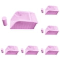 thumbnail image 1 of 5 Pack Pink Portable Studio Painting Accessory 3.94in×1.97in, One Hand Masking Tape Dispenser, Multifunctional Tape Cutting Holder for Desktop & Wall Mount Craft Station, 1 of 5
