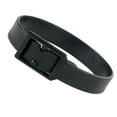 thumbnail image 1 of 5 Pack - Plastic Luggage Tag Strap with Secure Post & Notch Buckle - 7 3/8" x 3/8 " Stylish Replacement Loop Straps for Slot Hole Bag Tags or I’D Name Badges by Specialist ID (Black), 1 of 8