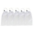 thumbnail image 1 of 5-Pack Pool Vacuum Filter Bags - Universal Fit 13x8 inch Fine Mesh Replacement Bags with Pull-Lock Cord for Swimming Pool Leaf Cleaners, 1 of 7