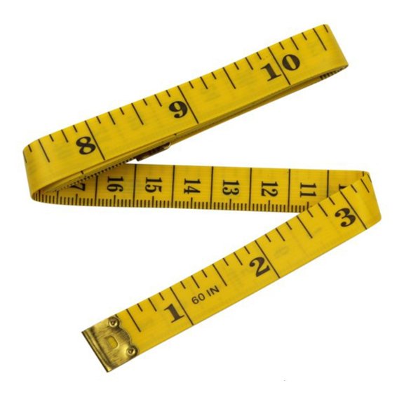 5 Pack Portable Tailoring Measure Set 1.5 Meter 60 Inch Flexible PP Centimeter Ruler for Body Sizing Hobby Studio Home