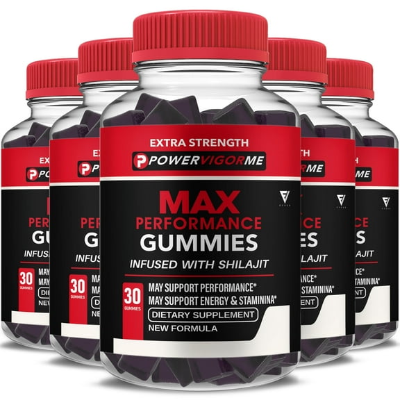 (5 Pack) Power Vigor Me Gummies PowerVigor Me Performance Gummy (5 Month Supply)