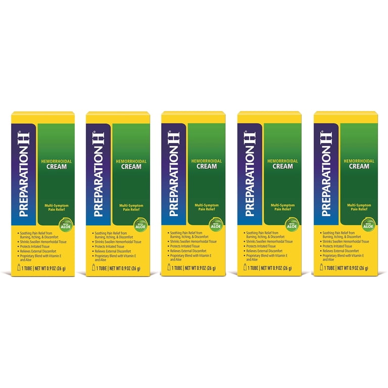 HYALO AID 30枚入り 3箱セット 5 Pack Preparation H Hemorrhoidal Hemorrhoid Cream With Aloe 0.9
