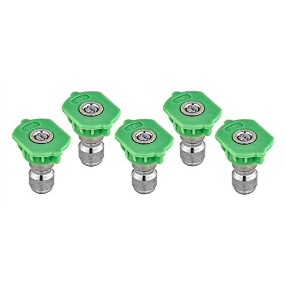 5 Pack Pressure Washer Spray Nozzle Tips (25 Degrees) by Universal Generator Parts