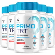 5 Pack Primo TRT Supplement PrimoTRT Premium Support Pills, Primo TRT Maximum Strength Advanced Support 300 Capsules