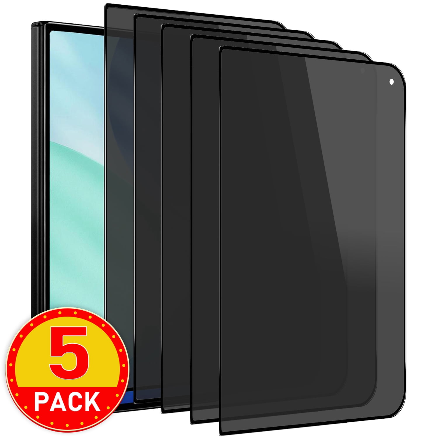 [5-Pack] Privacy Screen Protector For iPhone Duo, 9H 2.5D Anti-Peeping ...