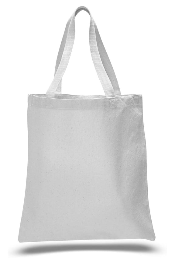 5 Pack Promotional Priced Heavy Cotton Canvas Shopping Blank Tote Bag Art Craft