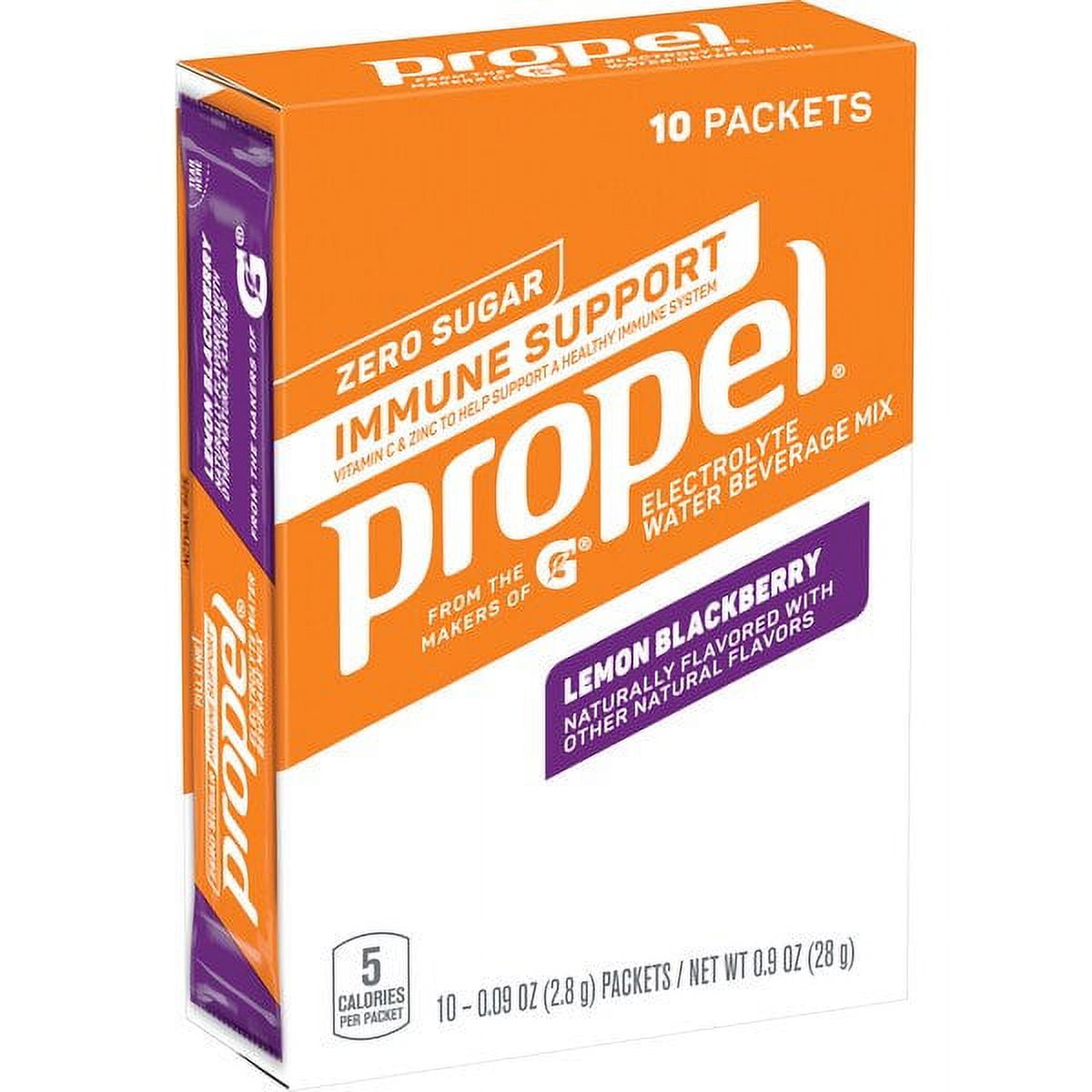 Is Propel Electrolyte Powder Good For You Propel 5 Pack - Immune Support Electrolyte Water Powder, Lemon