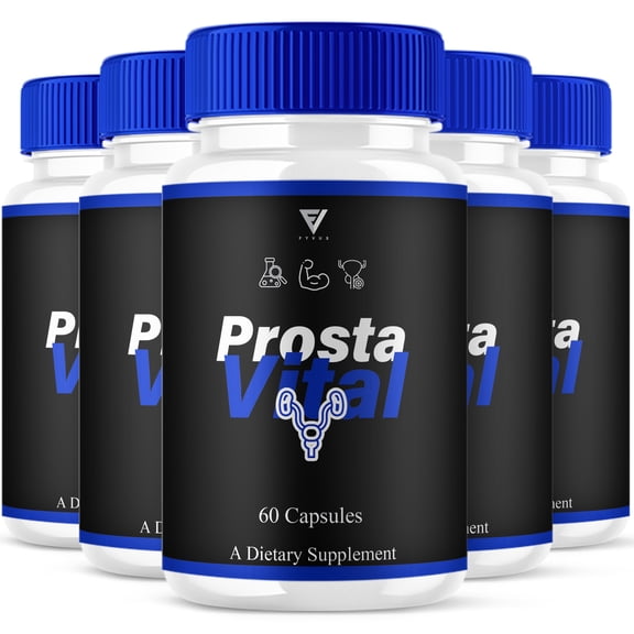(5 Pack) Prosta Vital Premium Wellness Support Pills, ProstaVital (300 Capsules)