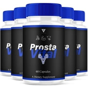 5 Pack Prosta Vital Premium Wellness Support Pills, ProstaVital 300 Capsules
