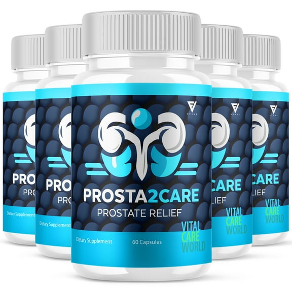 (5 Pack) Prosta2Care Capsules Prosta 2Care Prostate Support (300 Capsules)