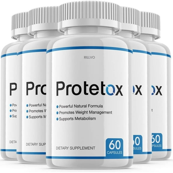 5 Pack Protetox Pills, Protetox Advanced Formula 300 Capsules