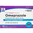 thumbnail image 1 of 5 Pack Quality Choice Omeprazole Delayed-Release Acid Reducer 42 Tablets, 1 of 2
