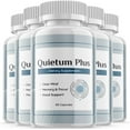 thumbnail image 1 of (5 Pack) Quietum Plus - Dietary Supplement for Hearing - Tinnitus Support for Healthy Middle and Inner Ear Structures, Cognitive and Nootropic Support, Nerves and Blood Supply - 300 Capsules, 1 of 3