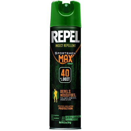 5 Pack REPEL Insect Repellent Sportsmen MAX 40% DEET 6.0 Oz Each