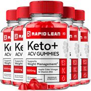(5 Pack) Rapid Lean Keto ACV Gummies Apple Cider Vinegar Supplement for Energy & Focus - 300 Gummies