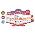 thumbnail image 1 of (5 Pack) Rapid Ripped Keto ACV Gummies 1000MG Dietary Supplement 300 Gummys, 1 of 6