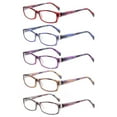 5 Pack Boncamor Blue Light Blocking Reading Glasses for Men and Women