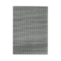 5 Pack Rectangle Plant Drains Mesh Mats Reusable Pot Base Liners,Indoor Outdoor Flower Box Pot Mesh Mat(Black)