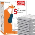 thumbnail image 1 of 5 Pack Refills Compatible with DEKOR CLASSIC Diaper Pails | 20% Extra Length Diaper Pail Refill Bags Liners Holds 2970 Diapers | Ultimate Odor Control with Baby Scented, 1 of 4