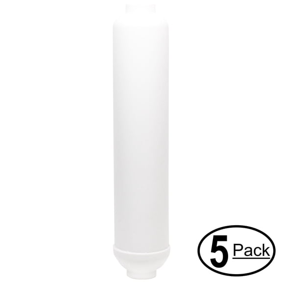 5-Pack Replacement for AMPAC USA APRO6-UV Inline Filter Cartridge - Universal 10-inch Cartridge for AMPAC USA REVERSE OSMOSIS System STERILIZER - SIX STAGES - Denali Pure Brand