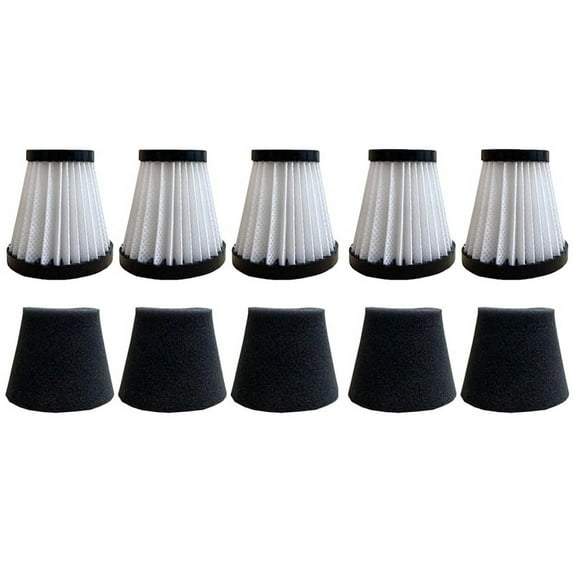 5 Pack Replacement Filter Compatible for Scorpion Handheld Vacuum Cleaner Style F117,Compare to Parts AD40117