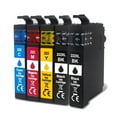 5 Pack T222 XL 222XL Ink Cartridges Replacement for Epson XP5200