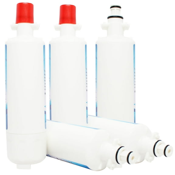 5-Pack Replacement for Home Depot HDX 107021 Refrigerator Water Filter - Compatible with Home Depot HDX FML-3 Fridge Water Filter Cartridge - Denali Pure Brand