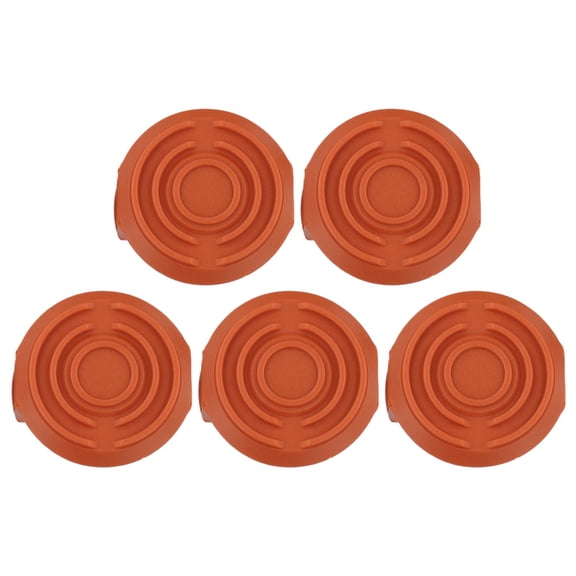5 Pack Replacement Spool Cap Cover for Cordless String Trimmer Parts Eater Grass Trimmer Head Covers for GT Models Auto Feed System Outdoor Garden Tool Accessories