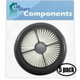 thumbnail image 1 of 5-Pack Replacement for Dirt Devil Quick Lite Plus Bagless Upright UD20015 Vacuum HEPA Filter - Compatible with Dirt Devil F44 Filter, 1 of 4