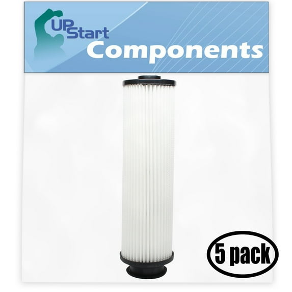 5-Pack Replacement for Hoover U5725960 Vacuum HEPA Cartridge Filter - Compatible with Hoover 40140201, Type 201 HEPA Filter