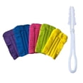 thumbnail image 1 of Dust Cleaner with Replaceable Cloth 5 Pack, Reusable Duster for Wet Dry Cleaning, Extendable Dusting Tool for Home Furniture Car Cleaning Easy to Use, 1 of 6
