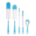 thumbnail image 1 of 5-Pack Reusable Straw Pipe Cleaner Brush Set, Long Pipe Brush Cleaner Tool Kit, Cleaning Brush for Water Bottle, Teapot, Narrow Neck Glass Containers, Bottle, 1 of 4