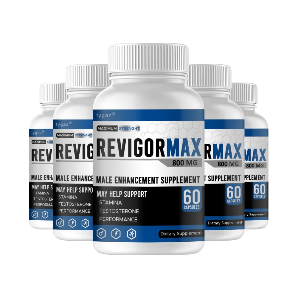 Re Storage Supplement Revigormax - 5 Pack Enhancement Supplement with 60 Dietary Capsules per ...
