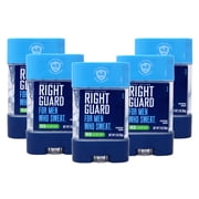 5 Pack Right Guard Sport Fresh Clear Gel Deodorant 3 Oz Each