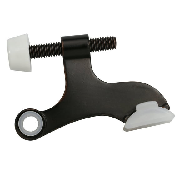 5 Pack Rok Hardware Heavy Duty Hinge Pin Door Stop, Oil-Rubbed Bronze
