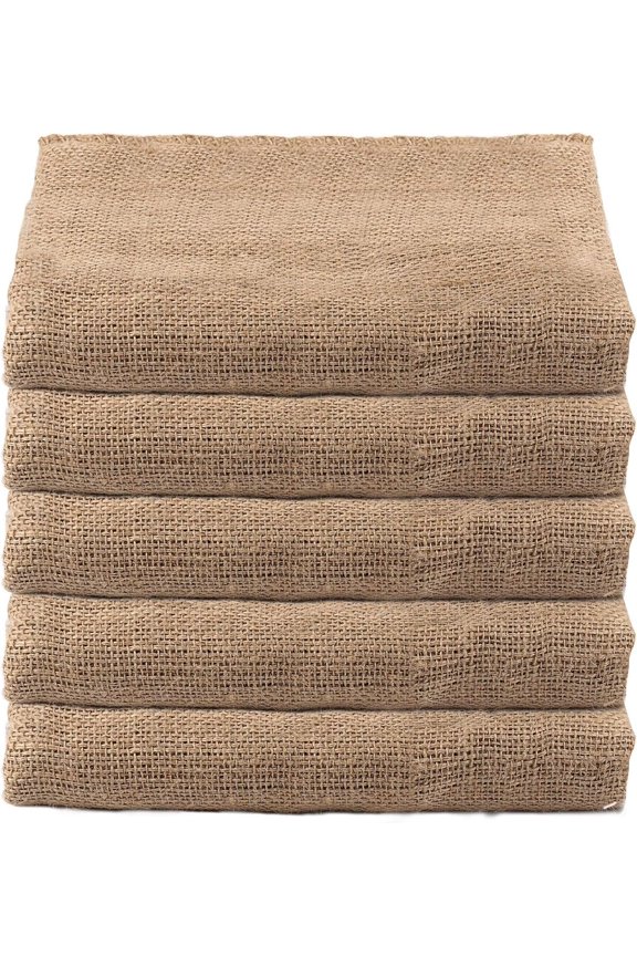 5 Pack Sack Race Bags, 40x24 Inch Burlap Bags for Vegetables, Sturdy Storage Bag for and Gardening, Covers