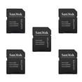 thumbnail image 1 of 5 Pack -Sandisk MicroSD MicroSDHC to SD SDHC Adapter. Support Memory Cards up to 1TB Capacity (Adapters ONLY, NOT include Memory Cards), 1 of 1