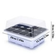 thumbnail image 1 of 5-Pack Seed Starter Tray Seedling Kits,Plant Starter Kit with Adjustable Humidity Dome and Base Indoor Greenhouse Mini Propagator for Seeds Growing Starting (12 Cells per Tray,White), 1 of 2