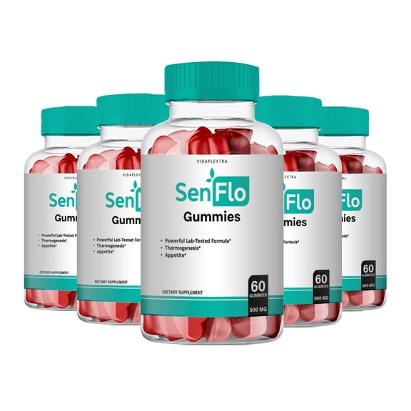 (5 Pack) Sen Flo Gummies - SenFlo Gummies