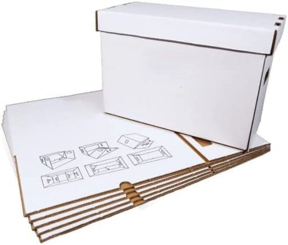 BCW Short Comic Book Storage Box - Holds 150-175 Comics, 200 Lb. Strong & Stackable For Collectors