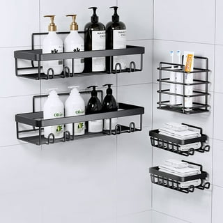 Mivvosakuki 2pcs Shower Caddy Adhesive Replacement,Shower Shelves