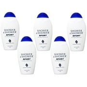 5 Pack - Shower To Shower Absorbent Body Powder Sport 8 Oz Each Talc Free