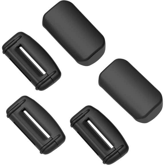 5-Pack Silicone Car Seat Belt Buckle Covers  Anti-Scratch, Noise Reduction & Protection Universal Fit for Cars, SUVs, Trucks (Black)