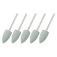 thumbnail image 1 of 5 Pack Silicone Rubber Grinding Buffing Wheels 800 Grits 10mm Dia Tapered Polishing Head, 1 of 5