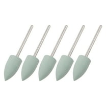 5 Pack Silicone Rubber Grinding Buffing Wheels 800 Grits 10mm Dia Tapered Polishing Head