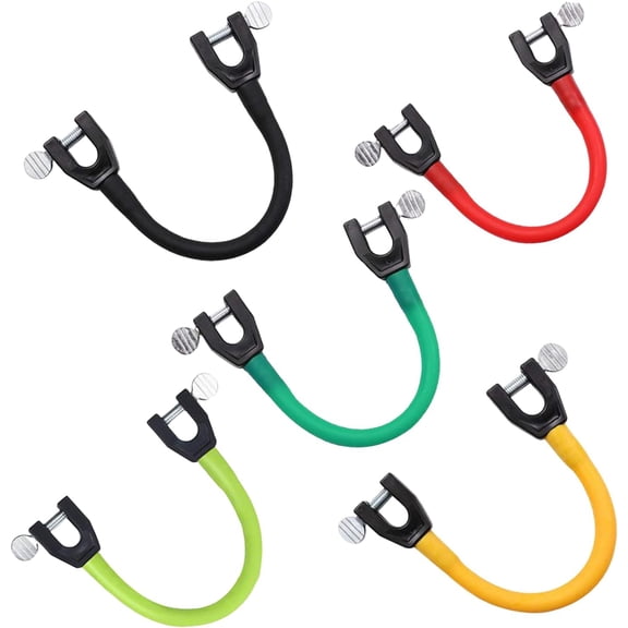 5 Pack Ski Tip Connector for Beginners with Latex Cord, Ski Training Aid, Assorted Colors