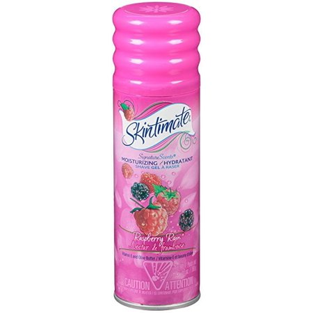 5 Pack Skintimate Signature Scents Shave Gel Raspberry Rain 7oz Each